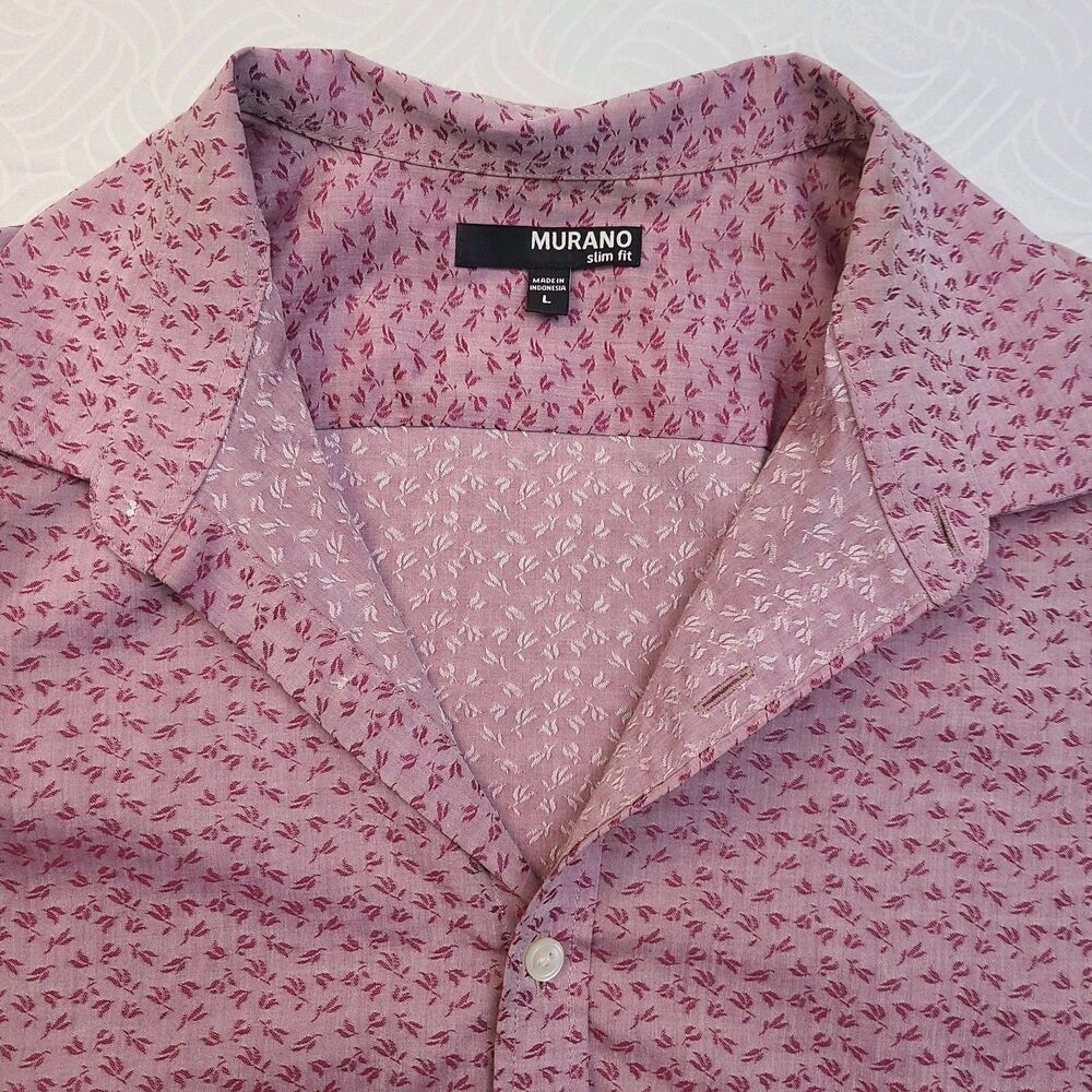 Murano men Pink Shirt size medium